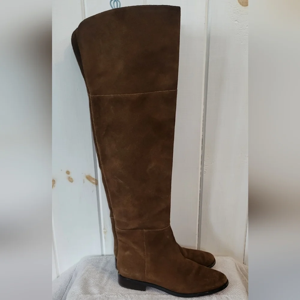 J Crew Over The Knee Micro Suede Boot